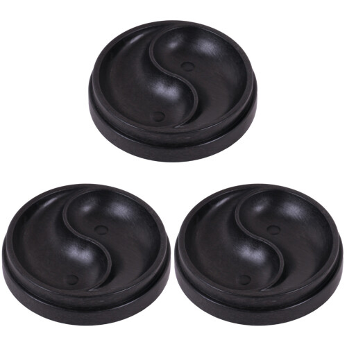 3Pcs Mini Black Ink Box for Students Calligraphy and Painting Storage 1