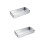2Pcs Metal Chopsticks Spoon Storage Box With Drainer 8