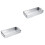 2Pcs Metal Chopsticks Spoon Storage Box With Drainer 4