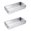 2Pcs Metal Chopsticks Spoon Storage Box With Drainer 6