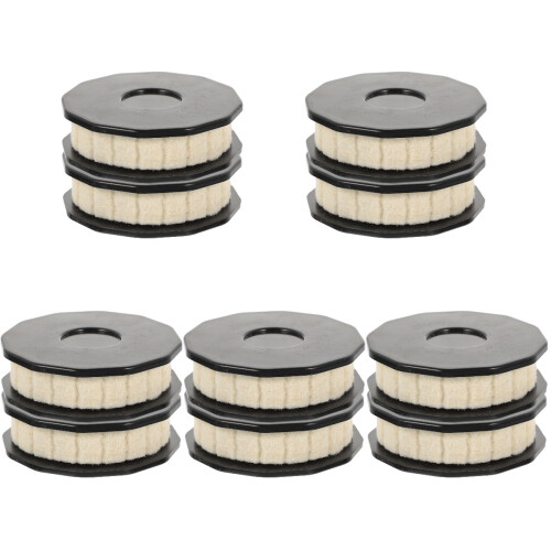 10Pcs Multipurpose Black Bike Chain Oiling Tool Roller Design 1
