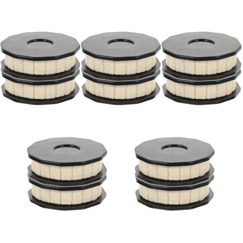 10Pcs Multipurpose Black Bike Chain Oiling Tool Roller Design 2