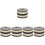10Pcs Multipurpose Black Bike Chain Oiling Tool Roller Design 5