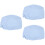 3Pcs Sky-Blue Toddler Crib Sheets Soft Microfiber Mattress Protectors 7
