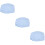 3Pcs Sky-Blue Toddler Crib Sheets Soft Microfiber Mattress Protectors 10