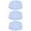 3Pcs Sky-Blue Toddler Crib Sheets Soft Microfiber Mattress Protectors 9