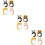 12Pcs Creative Panda Desk Bag Hooks Anti-Slip Plastic Hanging Hooks 9