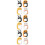 12Pcs Creative Panda Desk Bag Hooks Anti-Slip Plastic Hanging Hooks 8