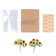 20Pcs Multi Holiday Kraft Paper Greeting Cards for Christmas New Year
