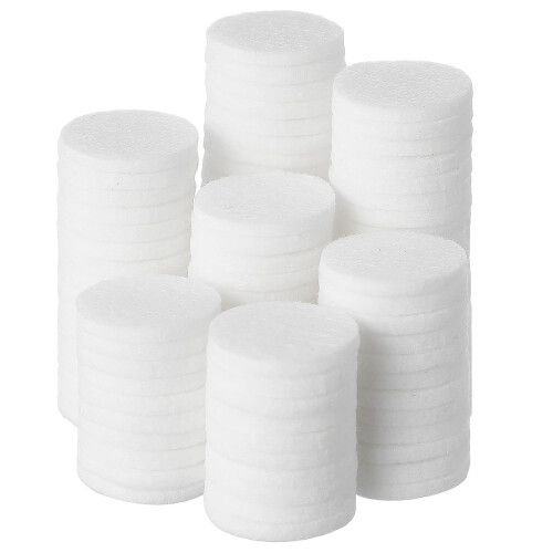 1000Pcs White Cotton Aroma Diffuser Pads Essential Oil Necklace Refill