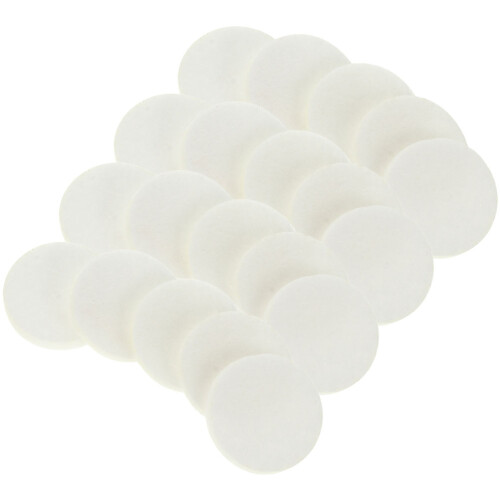 1000Pcs White Cotton Aroma Diffuser Pads Essential Oil Necklace Refill 2
