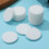 1000Pcs White Cotton Aroma Diffuser Pads Essential Oil Necklace Refill 7