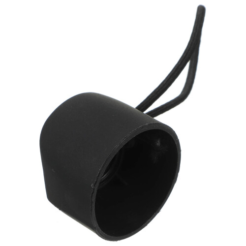2Pcs Lightweight Black Plastic Umbrella Handle Grip for Uv Protection 1