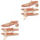 2Sets Plastic Boat Model Beige ABS Retro Desktop Decor for Car Use 5
