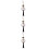 3Pcs Compact Ceramic Lucky Cat Car Hanging Accessories Multi Color 5