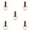 5Pcs Replaceable Wooden Umbrella Handles with Hanging Strap Beige 9