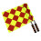4Pièces Drapeaux Main Arbitre Football Résistants Assorti 9