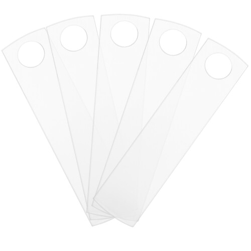 15Pièces Plaques Nom Sublimation Transparentes Pour 1