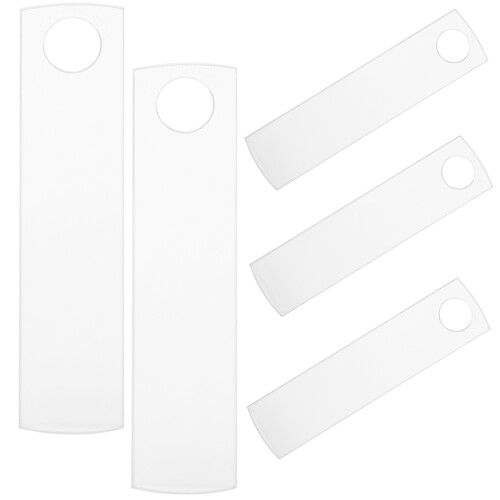 15Pièces Plaques Nom Sublimation Transparentes Pour 2