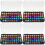 4Sets Waterverfset Multifunctionele Solide Kleuren Met Palet 7