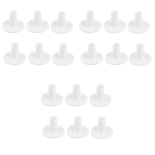 36St Rubber Golf Tees Wit Voor Driving Range En Mat Accessoire Set 2