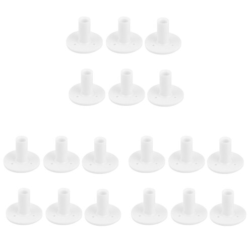 36St Rubber Golf Tees Wit Voor Driving Range En Mat Accessoire Set 1