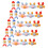 100St Push Thumbtacks Visgraat Hars Voor Korkbord 1