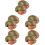 10St Slak Beeldjes Plastic Speelgoed Educatief Olijfgroen Decor 8