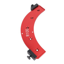 Woodworking Corner Jig Aluminum Alloy R100 for Accurate Inner and Outer Cabinet Edge Rounding