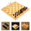3Sets Duurzame Schaaksets Met Vouwbaar Bord Multi 10