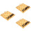 3Sets Duurzame Schaaksets Met Vouwbaar Bord Multi 6