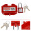 3Sets Rood Plastic Stopcontact Lockbox Voor Industriële Veiligheid 11