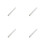 4Pcs White Nonstick Plastic Rolling Pins Dough Pastry Rollers 6