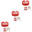 3Sets Rood Plastic Stopcontact Lockbox Voor Industriële Veiligheid 6