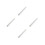 4Pcs White Nonstick Plastic Rolling Pins Dough Pastry Rollers 5