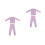 2Sets Violet Kind Nachtkleding Set Comfortabel Elastisch 4