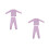 2Sets Violet Kind Nachtkleding Set Comfortabel Elastisch 7