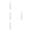 4Pcs White Nonstick Plastic Rolling Pins Dough Pastry Rollers 2