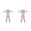 2Sets Violet Kind Nachtkleding Set Comfortabel Elastisch 9