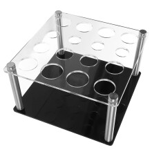 2St Schaakstukhouder Acryl En Rvs Voor DIY Mold Kleurmix