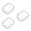 3St PU Toiletzitkussen Wit Universeel Badkamer Accessoire 6