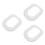 3St PU Toiletzitkussen Wit Universeel Badkamer Accessoire 8