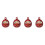 4St Handgemaakte Daruma Bel Hanger Decoratie 6