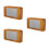 3St Billiard Pool Cue Tip Schuurtool Hout Roestvrij Handgreep 5