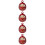4St Handgemaakte Daruma Bel Hanger Decoratie 10