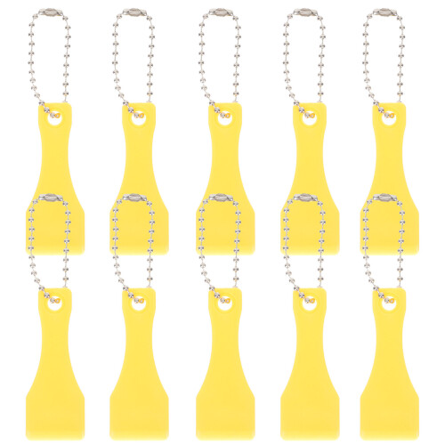 30St Multifunctionele Gele Schraper Sleutelhangers Voor Kraskaarten