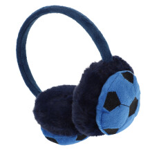 3St Outdoor Oorwarmers Jongens Voetbal Design Comfortabel Zwart