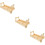 3Sets Small Khaki Wooden Pet Bridge Rat Hedgehog Cage Accessory 11
