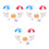 3Sets Resin Mini Beach Accessories Set for Dollhouse Multi-Color Decor 6