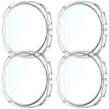40mm Screen Protector Case for Samsung Galaxy Watch 8, 4 Pack TPU Cover with 360 Full Protection